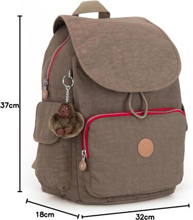 Рюкзак Kipling CITY PACK середній, бежевий комбінований