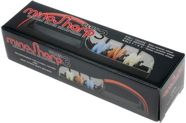 Універсальна точилка MinoSharp 550-BR Plus 3, чорна/червона