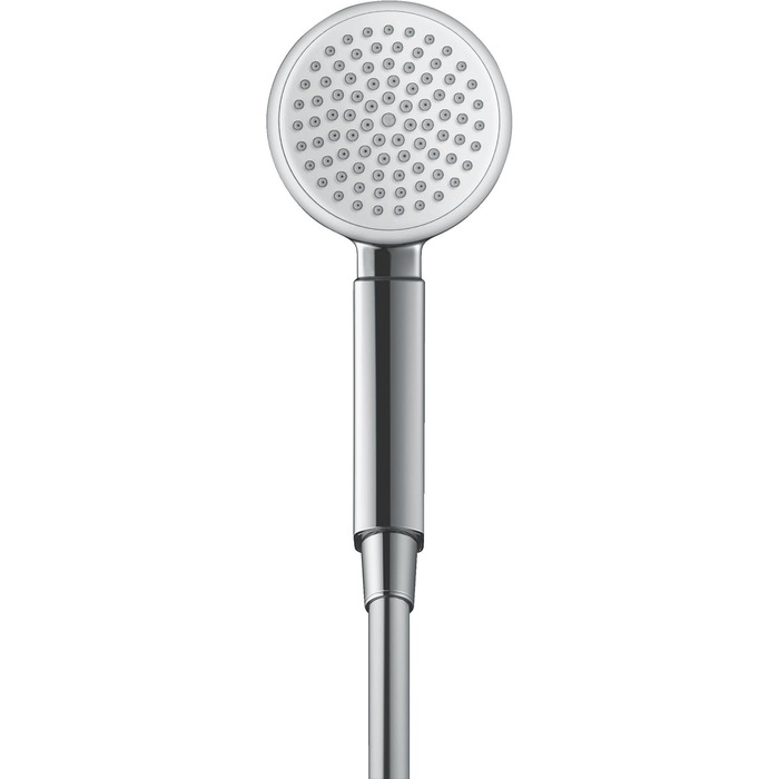Душова лійка hansgrohe Crometta 100 з тримачем, біла/хром