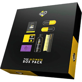 Набір для чищення кросівок Crep Protect Box-Pack преміум: 6 серветок, 2 капсули, гумка, розчин 100 мл, мікрофібра, щітка