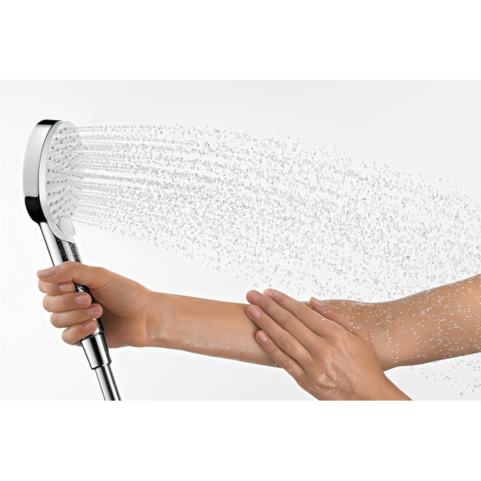 Душовий набір hansgrohe Crometta 0,65 м, водозберігаючий, білий/хром