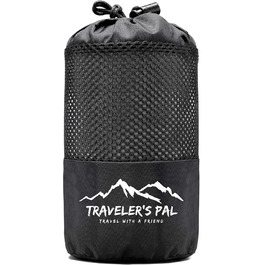 Літній туристичний спальний мішок-вкладиш Traveler's Pal з Duraweave, з боковою і нижньою блискавкою, легкий, дихаючий, гіпоалергенний