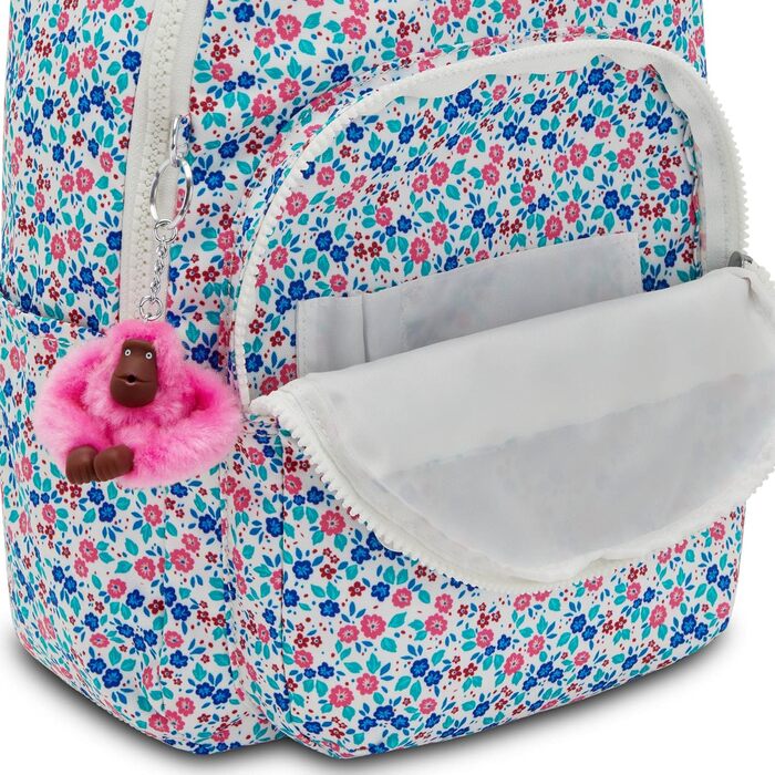 Рюкзак Kipling Seoul S малий з відділенням для ноутбука, мікроквіти