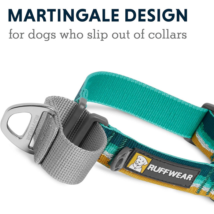 Нашийник для собак RUFFWEAR Web Reaction, блакитний, 28-36 см, преміум якість