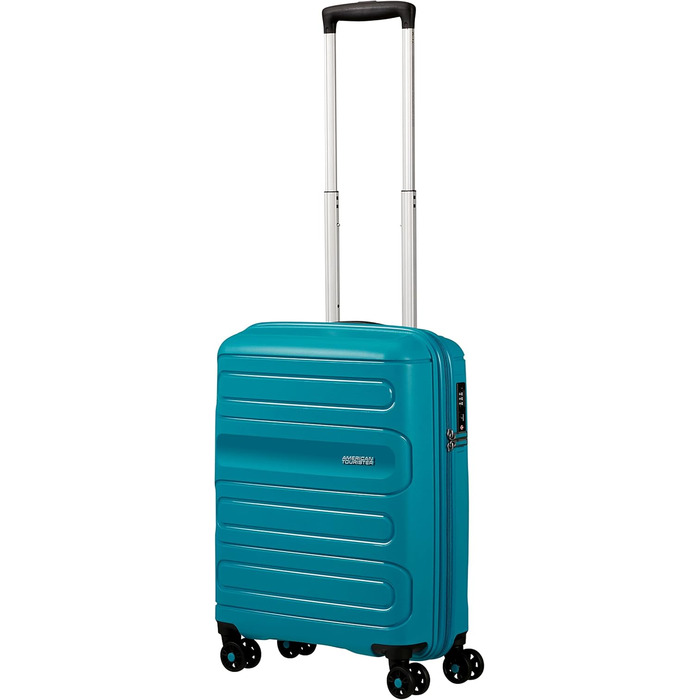 Валіза American Tourister Sunside Spinner L 77 см, чорна, розширювана, 118 л, на 4 колесах