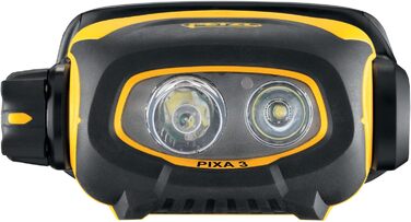 Ліхтар налобний Petzl Pixa 3 для дорослих, чорний/жовтий, універсальний розмір