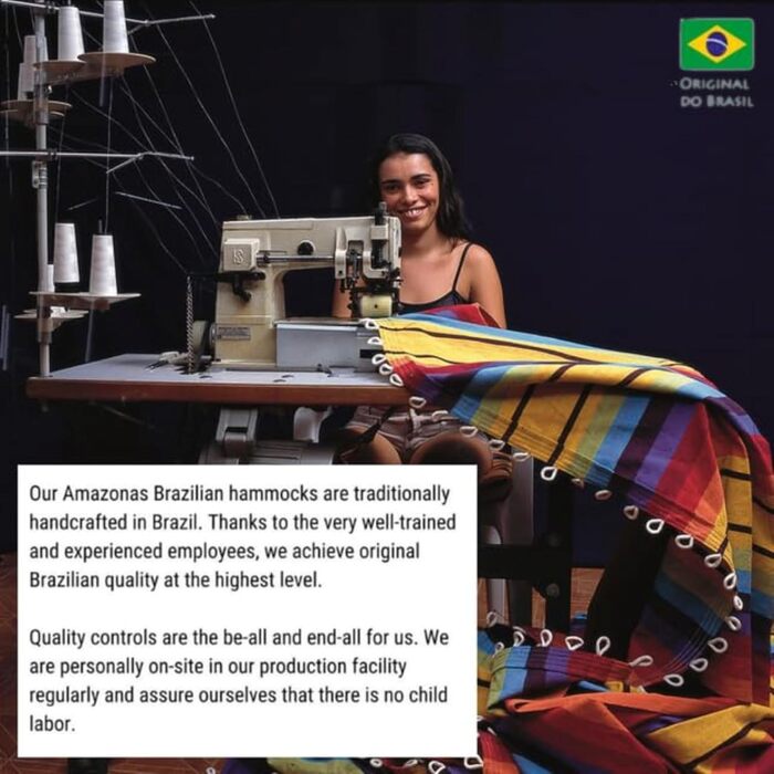 Гамак AMAZONAS XL Barbados Rainbow, ручна робота, Бразилія, до 200 кг, 230x150 см, для 1-2 осіб, різнокольоровий, довжина 340 см