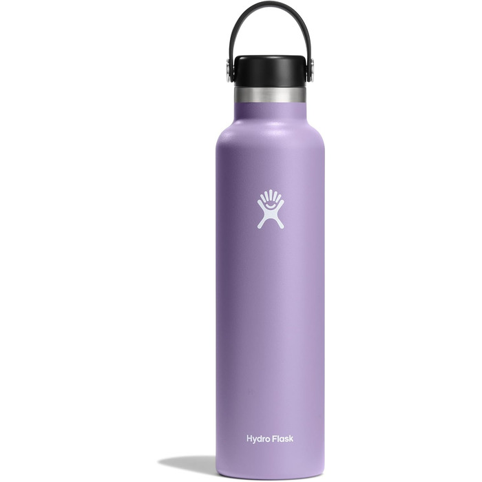 Гідрофляга HYDRO FLASK 710 мл Moonshadow Purple, вакуумна нержавіюча пляшка для води з кришкою, тримає тепло і холод, герметична, маленький отвір