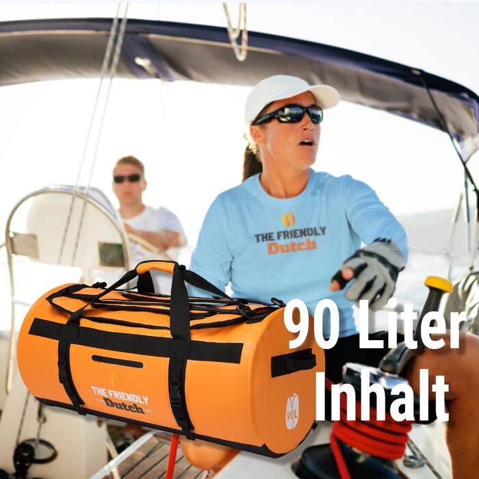 Велика водонепроникна спортивна сумка-дюфел The friendly Dutch 90L для чоловіків, рюкзак та дорожня сумка