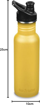 Пляшка для води Klean Kanteen Classic Narrow 532 мл, стара золота, з нержавіючої сталі