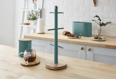 Підставка для чашок Swan Nordic, вуглецева сталь, біла, універсальна, зелена
