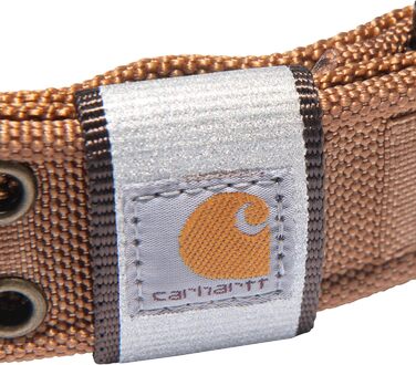 Carhartt нашийник для собак, міцний, регульований, коричневий, розмір M