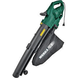 Повітродувка-подрібнювач WERKA PRO 3000W для листя, електрична