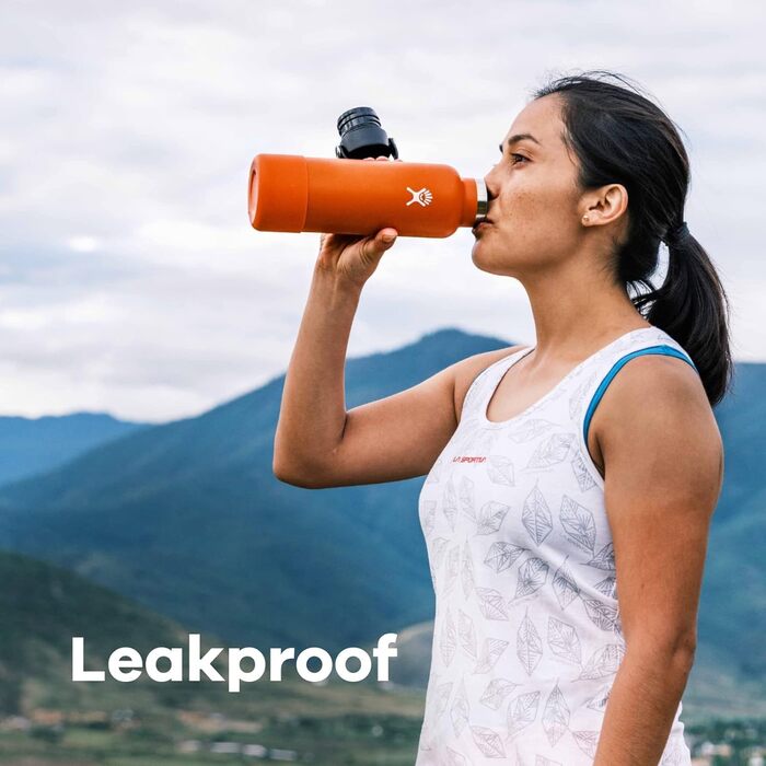 Гідрофляга HYDRO FLASK 710 мл Moonshadow Purple, вакуумна нержавіюча пляшка для води з кришкою, тримає тепло і холод, герметична, маленький отвір