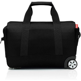 Reisenthel Allrounder Trolley чорний – універсальна дорожня сумка на колесах для подорожей, роботи та відпочинку, 2-ступеневий телескопічний ручка, 2 легкі колеса