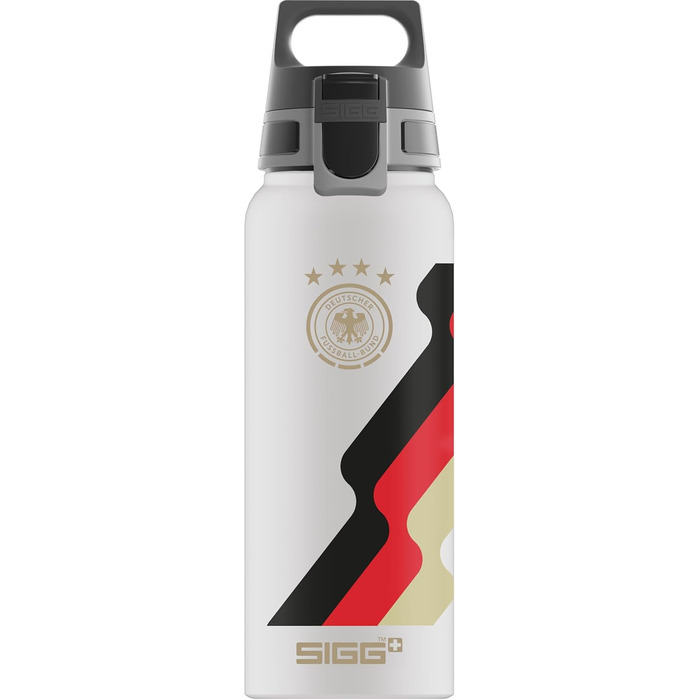 SIGG Алюмінієва пляшка для води WMB ONE, 0,75L/1L, зроблено у Швейцарії, сертифікат ClimatePartner, підходить для газованих напоїв, герметична, легка, BPA-free, для активного відпочинку
