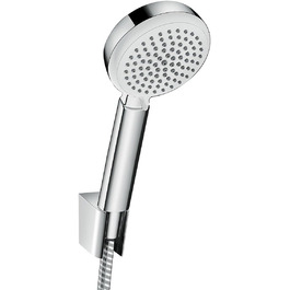 Душова лійка hansgrohe Crometta 100 з тримачем, 4 режими, білий/хром