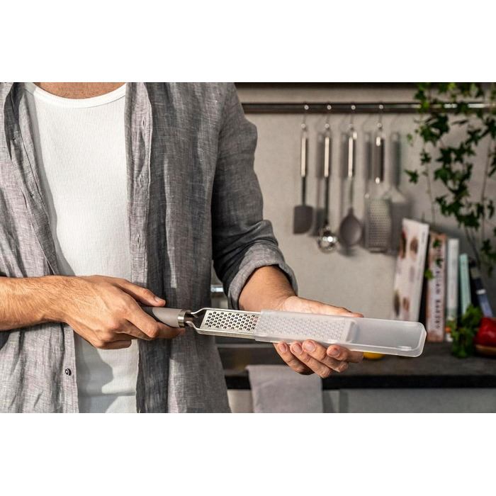 Терка-цестра ZWILLING Pro 38 см, нержавіюча сталь, ергономічна ручка, сіра