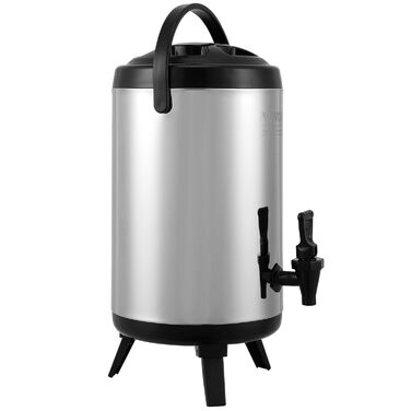 Диспенсер для гарячих/холодних напоїв з нержавіючої сталі, 6L