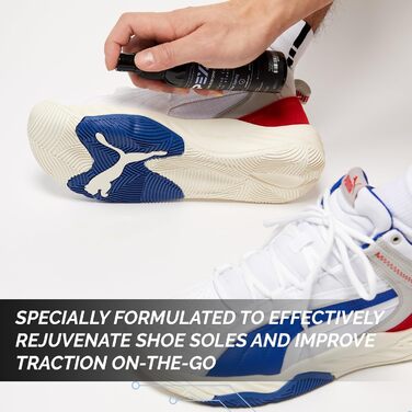 GRIPEXX 2-в-1 спрей для підошви спортивного взуття, підвищує зчеплення та оновлює підошву, універсальний спрей для покращення хвату баскетбольних кросівок, протиковзкий та для підвищення продуктивності