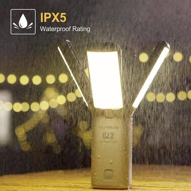 KLARUS CL2 Мультифункціональна кемпінг-лампа 10000 мА·год, LED ліхтар із 8 режимами, 750 лм, захист IPX5 для намету, риболовлі, туризму
