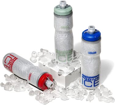 Пляшка для води Camelbak Podium Ice спортивна, термоізольована, для бігу, велоспорту, туризму, чорна