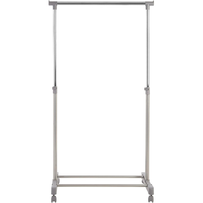 Преміум вішак для одягу на колесах Premier Housewares, хром, пластик, сірий, 43x80x152 см