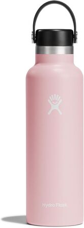 Термобутилка HYDRO FLASK 621 мл з кришкою — вакуумна, з нержавіючої сталі, герметична, з малою горловиною, зберігає тепло і холод, багаторазова, колір Trillium