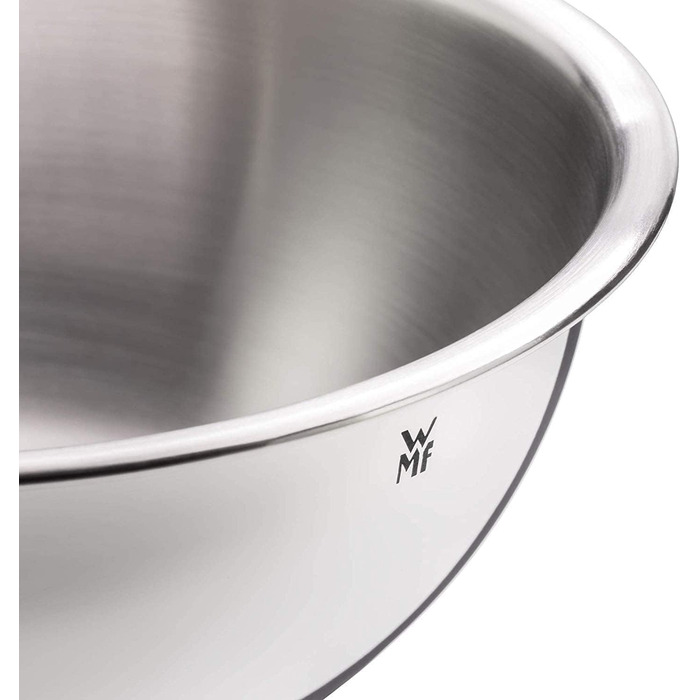 Набір кухонних мисок WMF Function Bowls, 2 шт, 22 і 24 см, з нержавіючої сталі Cromargan, багатофункціональні: для змішування, салату, сервірування, штабельовані