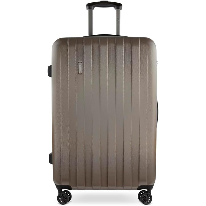 Жорсткий валізу Bugatti Lima 58×38×23,5 см, 33,8 л, 4 колеса, TSA, бронза