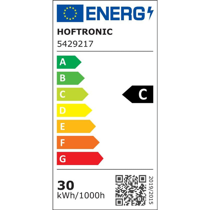 HOFTRONIC LED світильник для вологих приміщень 150 см 60W 6000K холодне біле світло, 10500 лм, 175 лм/Вт, без мерехтіння, з'єднуваний, T8, IP65, водостійкий, подвійний, для гаража, підвалу, офісу
