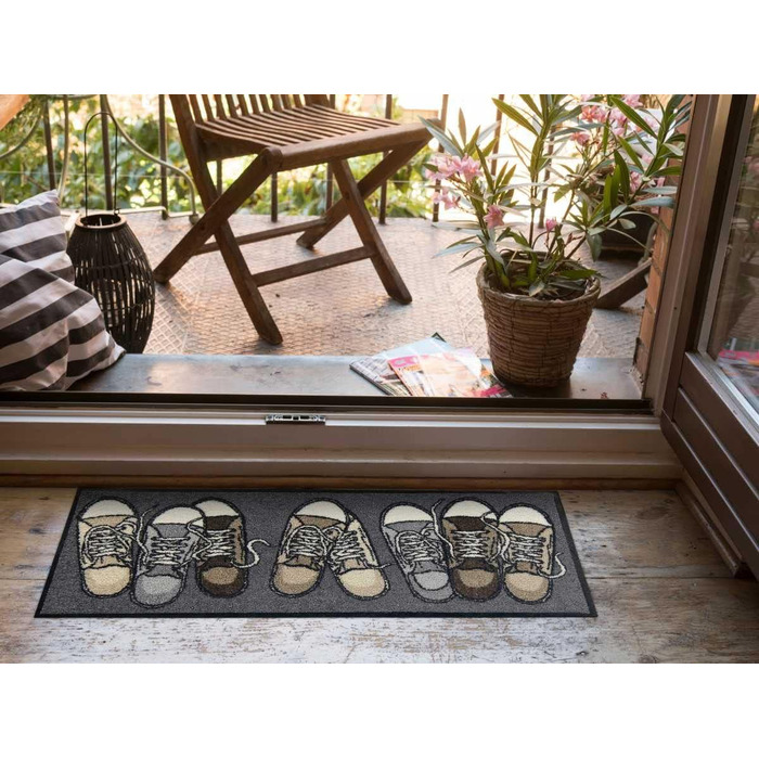 Килимок для взуття Salonloewe Sneakers 30x75 см, підставка для взуття, взуттєвий килимок