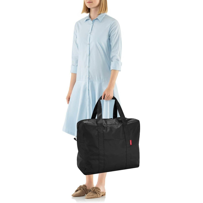 Сумка дорожня складана reisenthel mini maxi touringbag з функцією кріплення на валізу, водовідштовхуюча, компактна