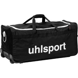 Універсальна спортивна сумка-трансформер Uhlsport Basic Line 110 л з коліщатками, чорна, для подорожей і тренувань