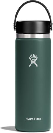 Термобутилка HYDRO FLASK 1180 мл із нержавіючої сталі, спортивна пляшка для води із ізотермічними властивостями, не протікає, кришка Flex Cap, ремінець, підходить для миття в посудомийній машині, колір ялиново-зелений