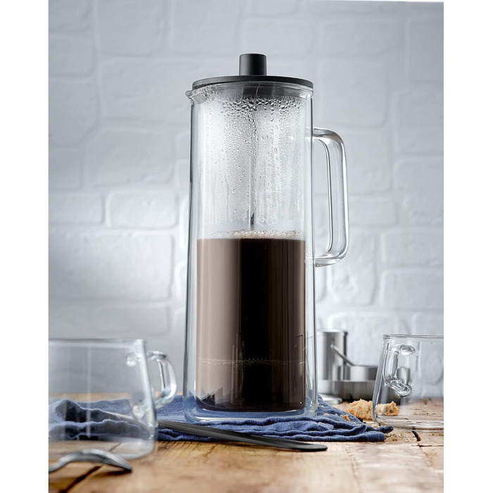 Френч-прес WMF Coffee Time 0,75 л, подвійне скло, для кави, на 6 чашок, скляний, можна мити в посудомийній машині