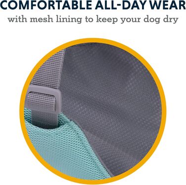RUFFWEAR Swamp Cooler — охолоджувальна шлейка для собак, регульована, легка, з ручкою, для бігу та прогулянок, 2 отвори для повідка, для великих порід (81-107 см), колір Sage Green, розмір X-Small