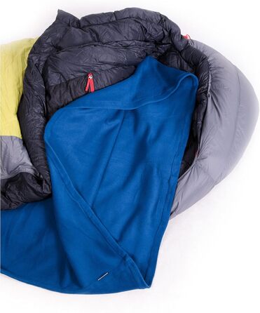 Спальний мішок Warmpeace Polartec Micro прямокутний, 210 см, унісекс, темно-синій