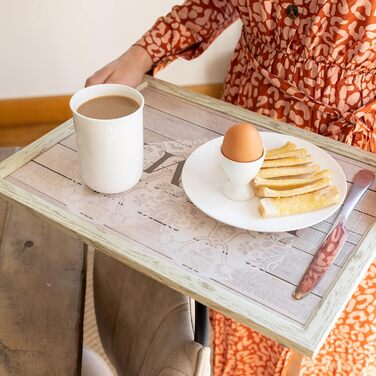 Піднос на коліна з м'якою подушкою Creative Tops Everyday-Home, 44x34 см, сірий