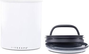 Банка для кави Airscape 1,1 кг, герметична кришка, біла