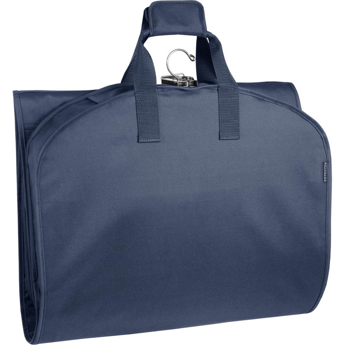 Дорожній трискладний чохол для сукні WallyBags, темно-синій, 152 см
