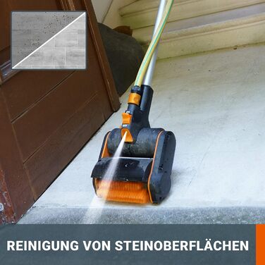 Акумуляторна мультищітка WORX WG441E.9 20В для очищення каменю та деревини, видалення бур'янів, з водяним підключенням, PowerShare, без акумулятора та зарядного (комплект 4Аг акумулятор і зарядка)
