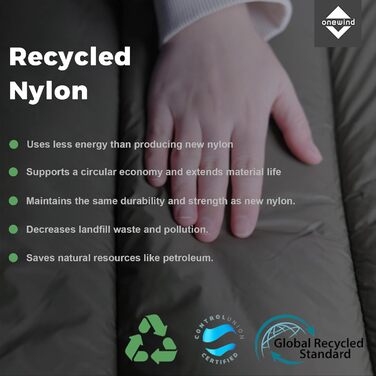Onewind утеплювач для гамаку, повнорозмірний підматрац з ізоляцією для кемпінгу, 4 сезони, для туризму, походів і подорожей, легкий і портативний