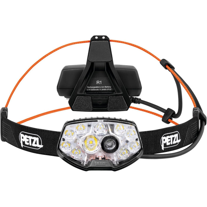 Налобний ліхтар PETZL NAO RL, чорний, унісекс, універсальний розмір