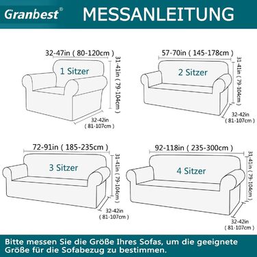Чохол для дивана Granbest, оксамитовий, міцний, протиковзкий, для великого 4-місного дивана, захист від тварин, темно-зелений