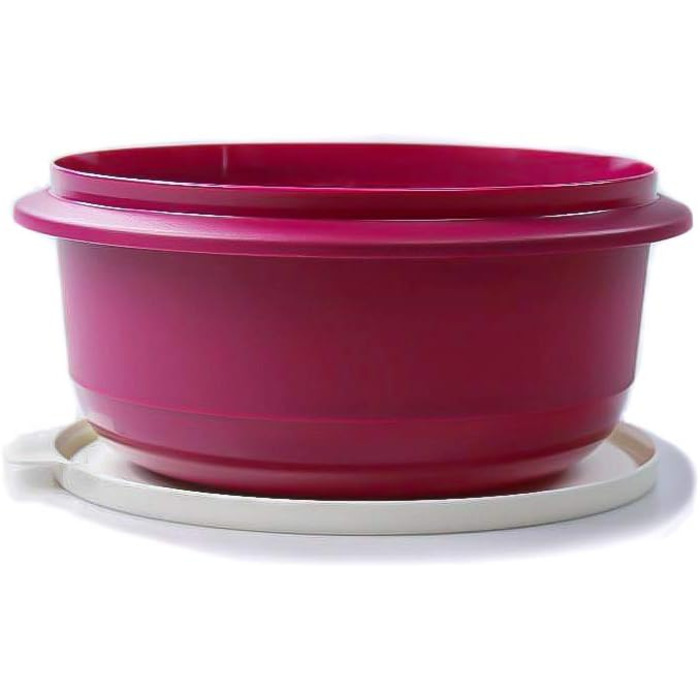 Миска для змішування Tupperware 3,5 л, темно-рожева/біла