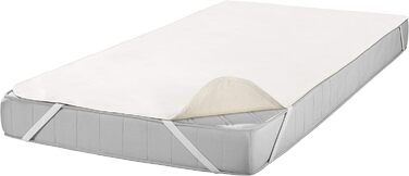 Наматрацник SETEX Kalmuck Classic 180x200 см, 100% бавовна, з гумками по кутах, натуральний колір