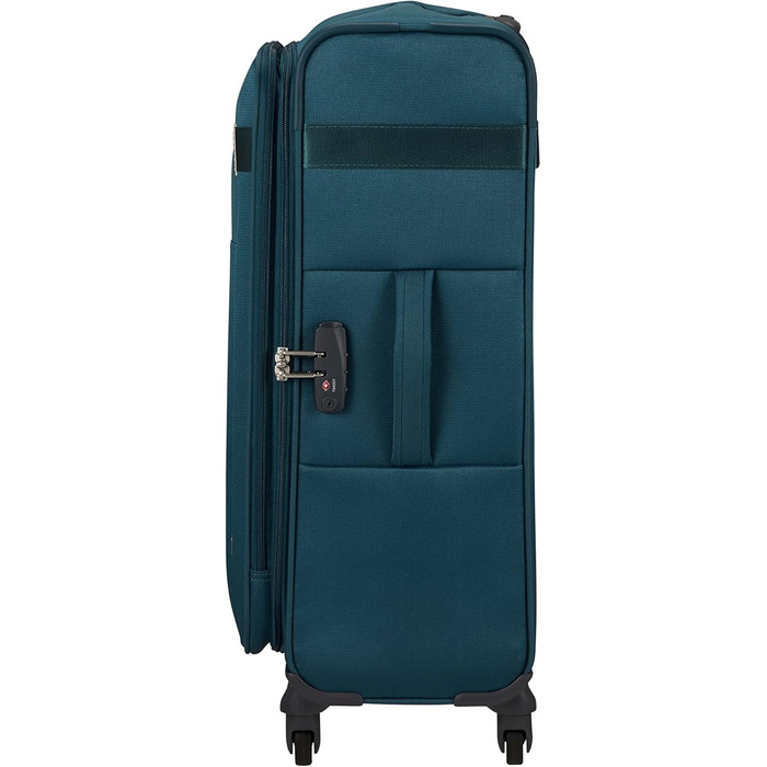 Валіза Samsonite Citybeat Spinner S (синя, Petrol Blue), валіза Samsonite Citybeat Spinner M EXP (66 см, 67/73 л, розширювана)