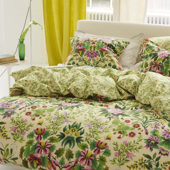 Наволочка Designers Guild Ikebana, дамаст, бавовняний перкаль, 50x75 см, принтована