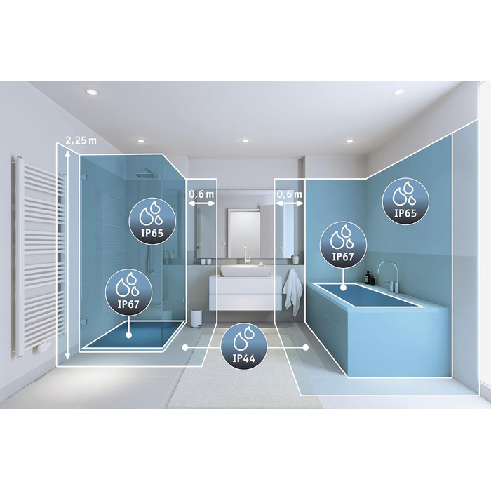 Світильник Paulmann WallCeiling HomeSpa Selo IP44 LED 3,7 Вт для ванної кімнати